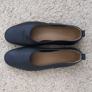 Everlane The Italian Leather Day Glove Flats  in Black Size 10 / Good